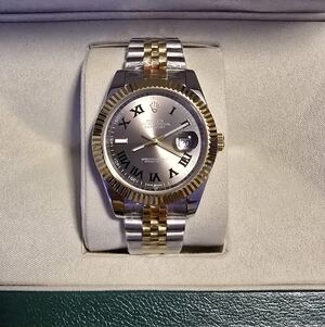 Rolex Datejust 41mm Automatic Two-Tone Silver and Gold Watch 5A Quality